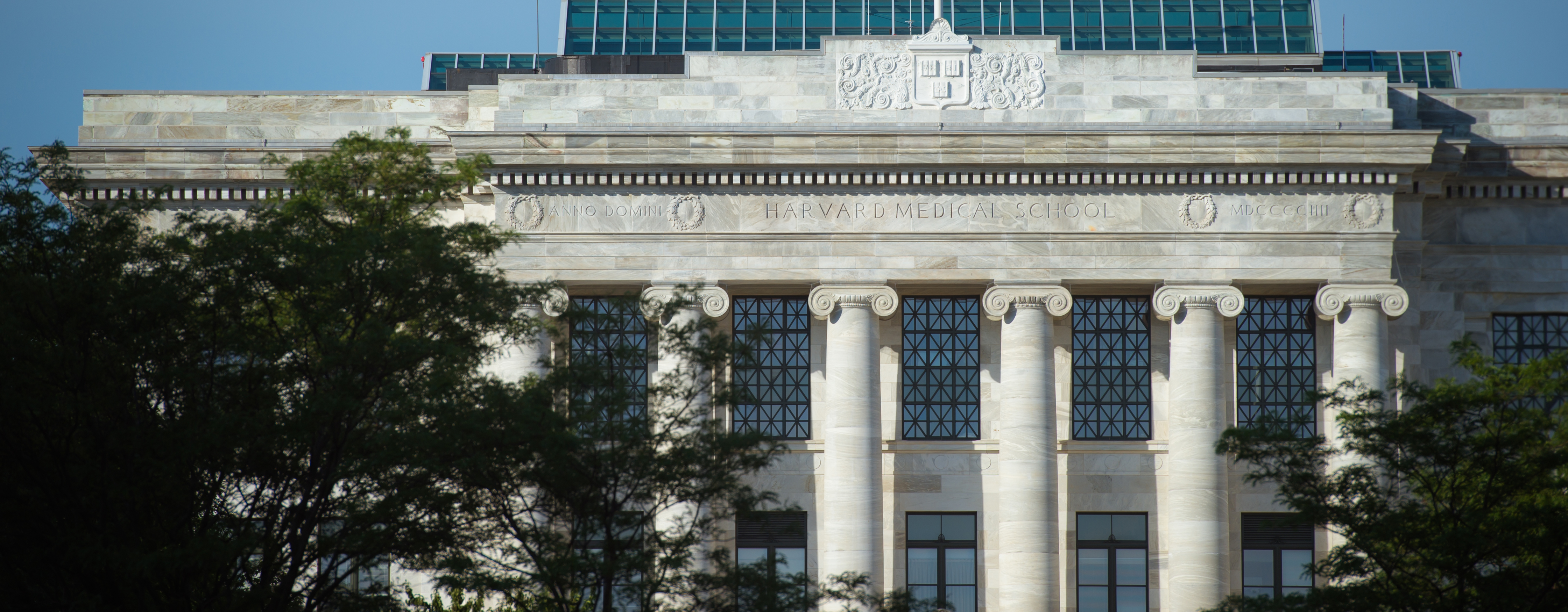 Decorative exterior view of Gordon Hall.
