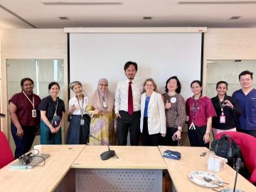Center alumni and colleagues gathered at small conference.