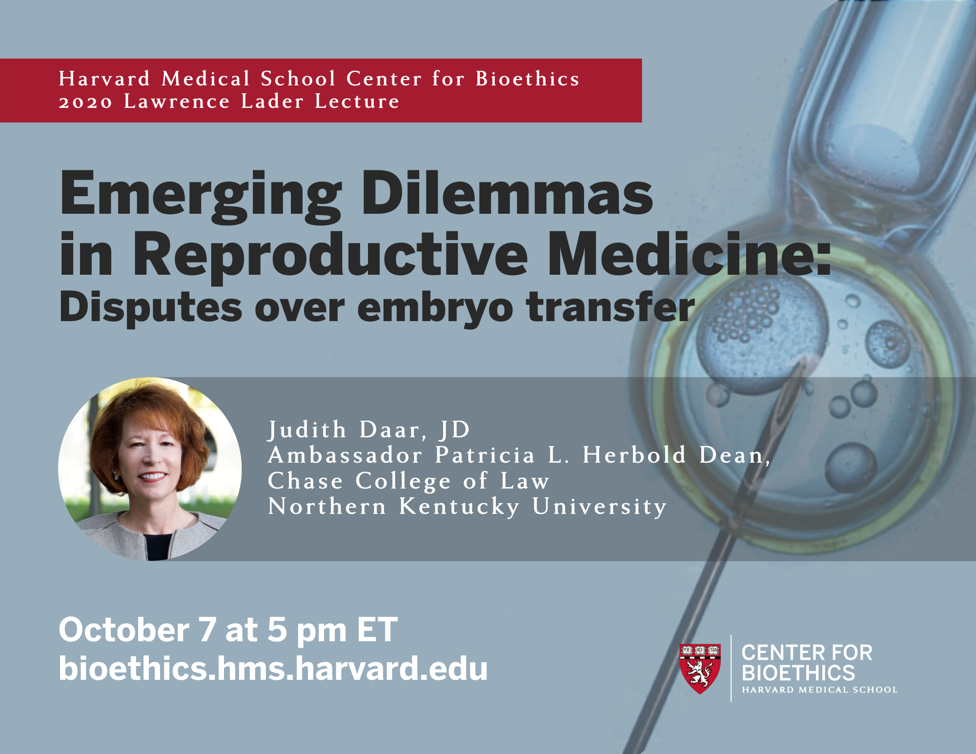 2020 Lader Lecture: Emerging Dilemmas in Reproductive Medicine